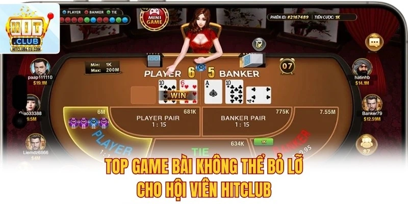 Game Bài Hitclub - Sân Chơi Uy Tín, Nhận Thưởng Hấp Dẫn 3 Top game bài không thể bỏ lỡ cho hội viên Hitclub